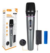 Microfone Sem Fio Byz-70 Dinâmico Profissional Universal Microfone Sem Fio Byz-70 Dinâmico Profissional Universal