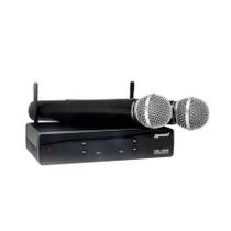 Microfone Sem Fio com 2 bastoes UHF XSL-502-LEXSEN