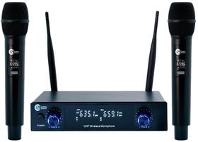 Microfone Sem Fio Custom Sound CW-60 Preto