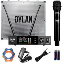 Microfone Sem Fio D9501 Dylan Profissional Digital Uhf