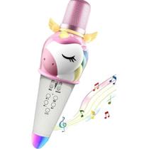 Microfone sem fio de karaokê adequado para crianças de 4 a 12 anos Microfone sem fio de karaokê adequado para crianças de 4 a 12 anos