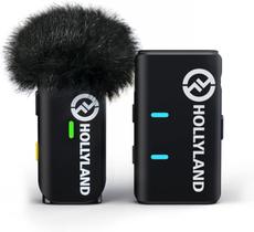 Microfone Sem Fio de Lapela Hollyland Lark M1 - Preto Microfone Sem Fio de Lapela Hollyland Lark M1 - Preto
