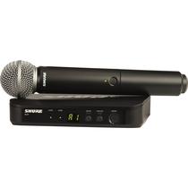 Microfone Sem Fio De Mão BLX24/SM58 M15 - Shure Microfone Sem Fio De Mão BLX24/SM58 M15 - Shure