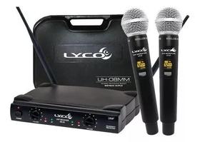 Microfone Sem Fio De Mão Duplo 52 Frequências Lyco Uh-08mm Microfone Sem Fio De Mão Duplo 52 Frequências Lyco Uh-08mm