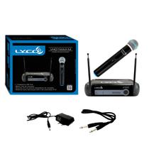 Microfone Sem Fio De Mão Lyco Vh01max-m Profissional VHF Com Cabo P10xP10