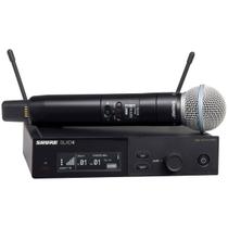 Microfone Sem Fio de Mao SLXD-24/B58 G58 - Shure Microfone Sem Fio de Mao SLXD-24/B58 G58 - Shure