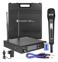 Microfone Sem Fio De Mão Uhf Kadosh K-1201m Prof Homologado Microfone Sem Fio De Mão Uhf Kadosh K-1201m Prof Homologado