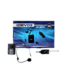 Microfone Sem Fio Devox DX-380H UHF (Headset / Lapela) Microfone Sem Fio Devox DX-380H UHF (Headset / Lapela)