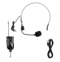 Microfone Sem Fio Devox Dx380h Headset Preto Microfone Sem Fio Devox Dx380h Headset Preto