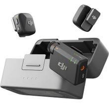 Microfone Sem Fio Dji Mic Mini Dois Transmissores Um Receptor Estojo De Carga Compacto Profissional Preto Microfone Sem Fio Dji Mic Mini Dois Transmissores Um Receptor Estojo De Carga Compacto Profissional Preto