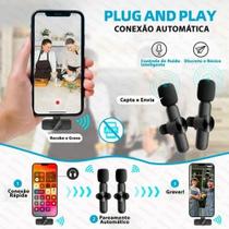 Microfone Sem Fio Duplo 2 Microfones