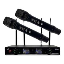 Microfone Sem Fio Duplo 4 Antenas Duo-4 Diversity TSI