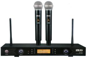 Microfone Sem Fio Duplo BLG Uhf DSP - UF-06 Microfone Sem Fio Duplo BLG Uhf DSP - UF-06
