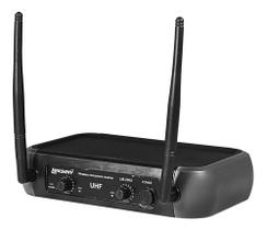 Microfone Sem Fio Duplo De Mão Uhf Lm-258u Lexsen 2 Bastões