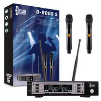 Microfone Sem Fio Duplo Digital 200 Canais Dylan D-9000s