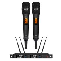 Microfone Sem Fio Duplo Dylan D-8500S Microfone Sem Fio Duplo Dylan D-8500S