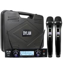 Microfone sem fio duplo Dylan DW - 902 POWER