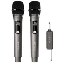 Microfone sem Fio Duplo ENTRY e Receiver Pulse PRO SP801 Microfone sem Fio Duplo ENTRY e Receiver Pulse PRO SP801