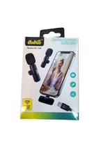 Microfone Sem Fio Duplo Lapela Profissional Lightning Microfone Sem Fio Duplo Lapela Profissional Lightning