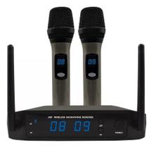 Microfone Sem Fio Duplo Multifrequência Digital Le Son Ls926