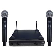 Microfone Sem Fio Duplo Profissional 96 Canais UHF-320M MXT