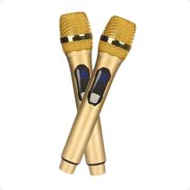 Microfone Sem Fio Duplo Profissional M87 UHF Alta Qualidade de Som Dinâmico Ideal para Karaokê, Igreja, Shows, Palestra, Certificado Anatel