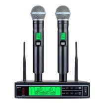 Microfone Sem Fio Duplo Shure Adx24 Beta 58a Metal