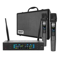 Microfone sem fio duplo SKP Clarity Microfone sem fio duplo SKP Clarity