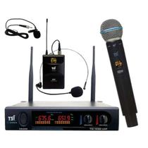Microfone Sem Fio Duplo TSI-1200-CLI Preto Microfone Sem Fio Duplo TSI-1200-CLI Preto
