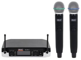 Microfone Sem Fio Duplo Uhf BLG GLXD-5