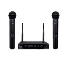 Microfone Sem Fio Duplo UHF Dylan UDX-02 Multi Preto Microfone Sem Fio Duplo UHF Dylan UDX-02 Multi Preto
