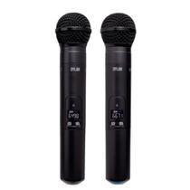 Microfone Sem Fio Duplo UHF Dylan UDX-02 Multi