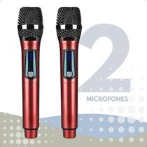 Microfone Sem Fio Duplo UHF M87 Profissional Certificado Anatel para Shows e Palestras Microfone Sem Fio Duplo UHF M87 Profissional Certificado Anatel para Shows e Palestras