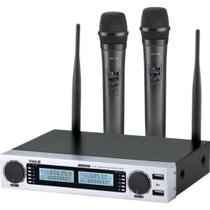 Microfone Sem Fio Duplo VLR502 Plus Vokal F002
