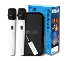 Microfone sem fio dylan celebrate dc-2000 mao duplo bat recarregavel Microfone sem fio dylan celebrate dc-2000 mao duplo bat recarregavel