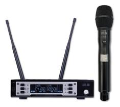 Microfone Sem Fio Dylan Com Talk Back D-9001tb Preto