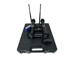 Microfone sem fio dylan d 9000s power recarregavel mao duplo digital 200 canais c/carregador