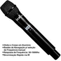 Microfone Sem Fio Dylan D9500 Duplo Uhf Digital Profissional