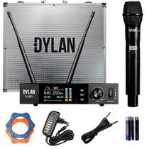 Microfone Sem Fio Dylan D9501 Uhf Digital Profissional