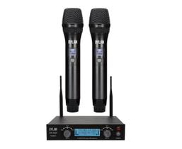 Microfone sem fio dylan dw 902 power duplo de mão bateria recarregavel Microfone sem fio dylan dw 902 power duplo de mão bateria recarregavel