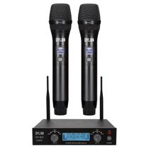 Microfone Sem Fio Dylan DW-902 POWER Duplo UHF 100 canais