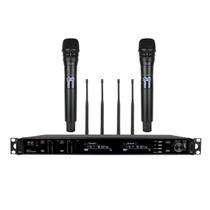 Microfone Sem Fio Dylan QS-10/M2 Duplo Preto