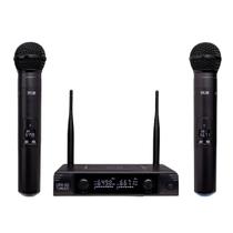 Microfone Sem Fio Dylan UDX-02 MULTI Duplo UHF Preto