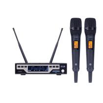 Microfone Sem Fio Dylan UHF Duplo D-8000s