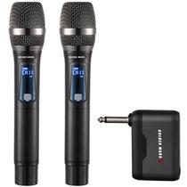 Microfone Sem Fio GOLDEN MARS 2,4 GHz 2 Peças Alcance de 90 m