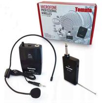 Microfone sem fio Headphone Kit Professor Aulas Palestras - Tomate