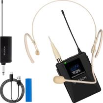 Microfone Sem Fio Headset Leson Unidirecional Bege