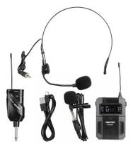 Microfone sem fio headset uhf dx 380h