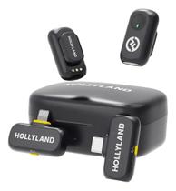 Microfone Sem Fio Hollyland Lark A1 Combo Preto com USBC Microfone Sem Fio Hollyland Lark A1 Combo Preto com USBC