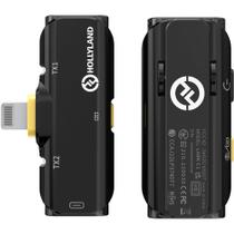 Microfone Sem Fio Hollyland Lark C1 Solo Lightning - Preto Microfone Sem Fio Hollyland Lark C1 Solo Lightning - Preto